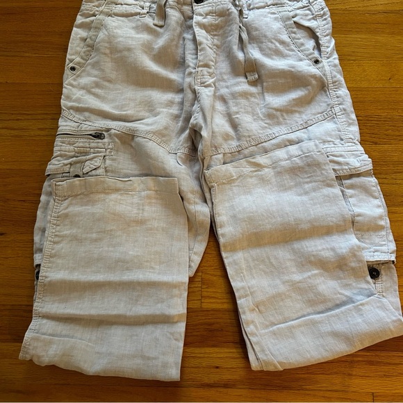 ZARA Boy’s Casual Cargo Pants in Stone - Picture 2 of 14